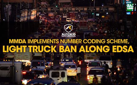 Number Coding, Light Truck Ban Starts December 1.